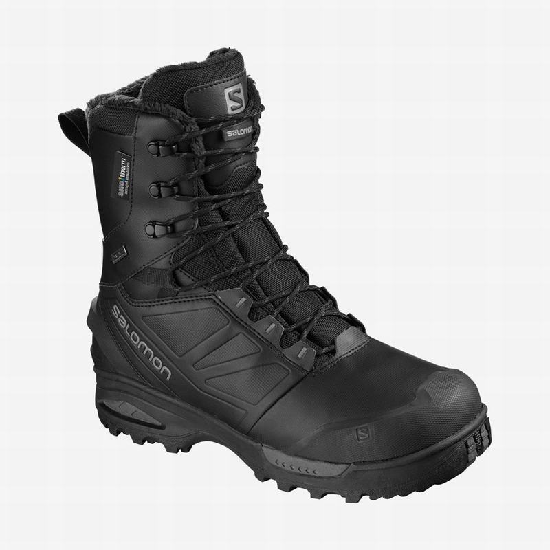 SALOMON TOUNDRA PRO CLIMASALOMON™ WATERPROOF Philippines - Men's Winter Boots - Black | 021843-GBH